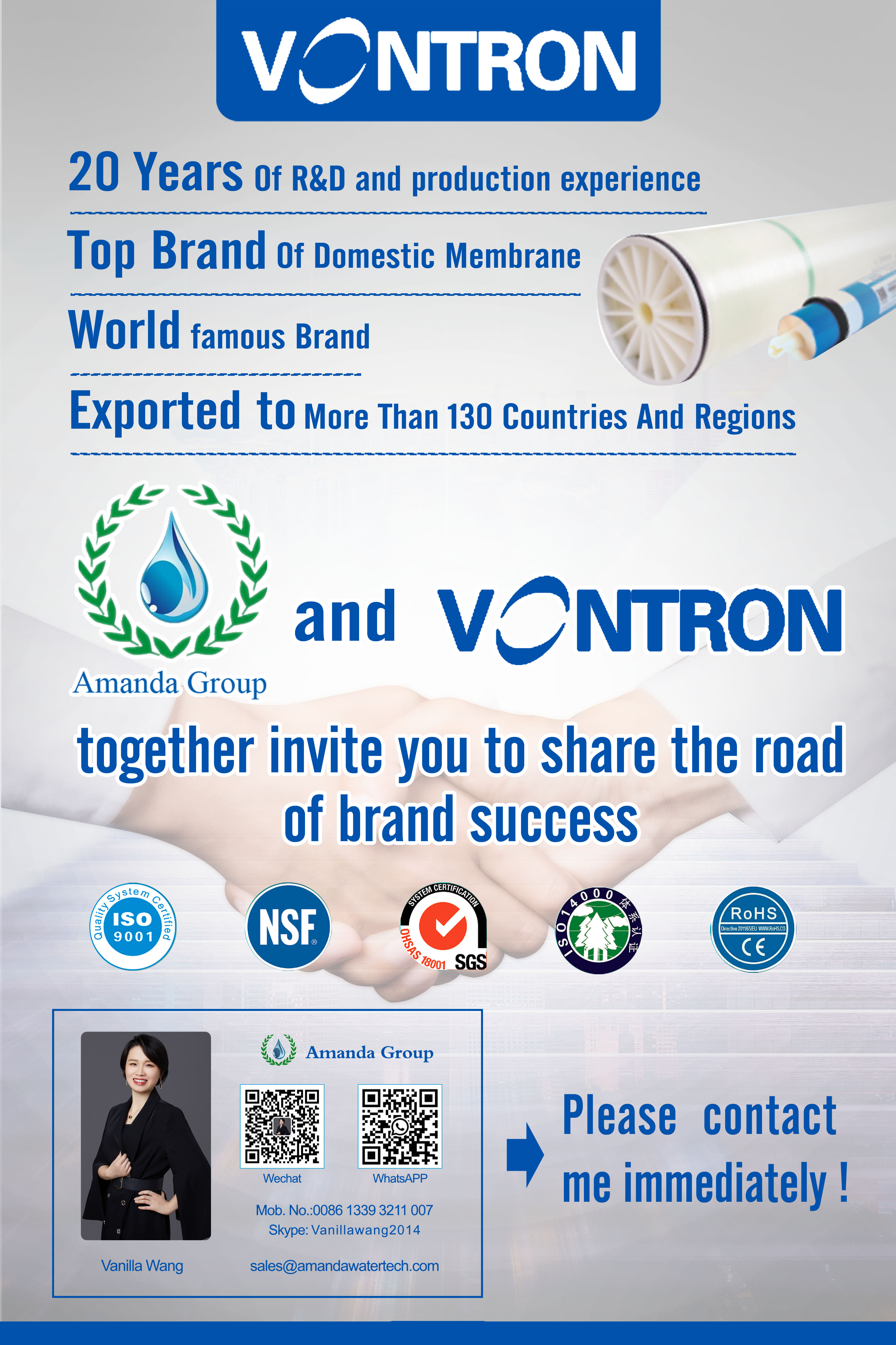 Vontron Membrane in BIG promotion!